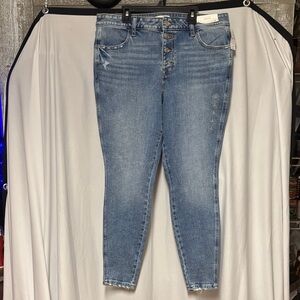 Maurices Light Blue Ankle Jeans